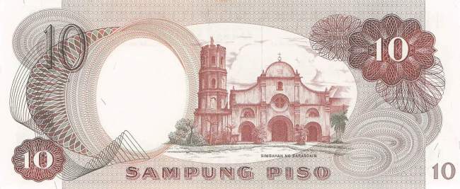 Philippinen 10 Piso 1969 p144b